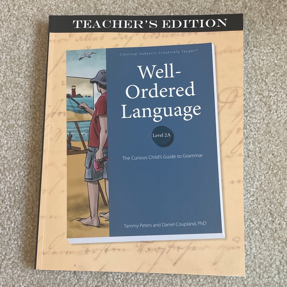 Well-Ordered Language Level 2A Teacher's Edition - Blue